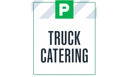 Truck Catering Parking, 36"x42"
