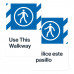 Use This Walkway, 24"x36"