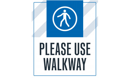 Please Use Walkway, 36"x42"