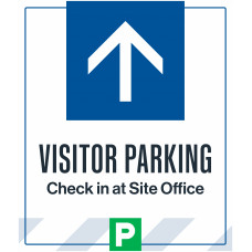 Visitor Parking Straight Arrow, 36"x42"