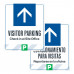 Visitor Parking Straight Arrow, 36"x42"