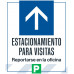 Visitor Parking Straight Arrow, 36"x42"