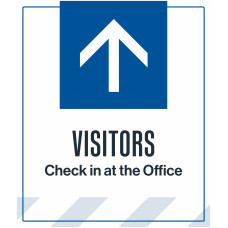 Visitors Check In Straight Arrow, 36"x42"