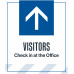 Visitors Check In Straight Arrow, 36"x42"
