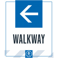 Walkway Left Arrow, 36"x42"