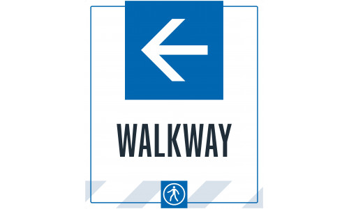 Walkway Left Arrow, 36"x42"