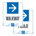 Walkway Right Arrow, 36"x42"