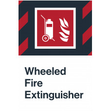 Wheeled Fire Extinguisher, 24"x36"