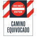 Do Not Enter Wrong Way, 36"x42" Do Not Enter Wrong Way, 36"x42"