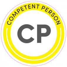 Competent Person Sticker (2" circle)