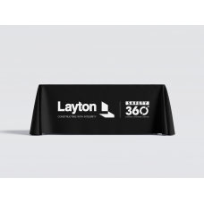 Layton SAFE360 Tablecloth, Drape, 4 sides, Fits 8-foot table
