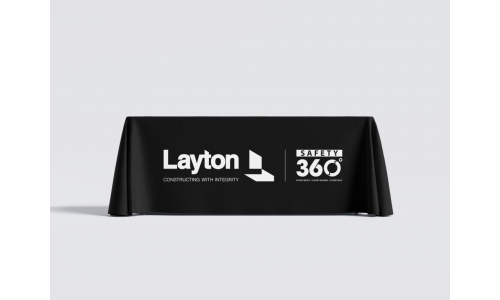 Layton SAFE360 Tablecloth, Drape, 4 sides, Fits 8-foot table Layton SAFE360 Tablecloth, Drape, 4 sides, Fits 8-foot table