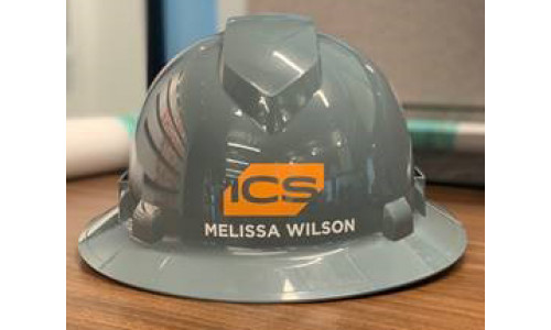 Hard Hat Name Decal